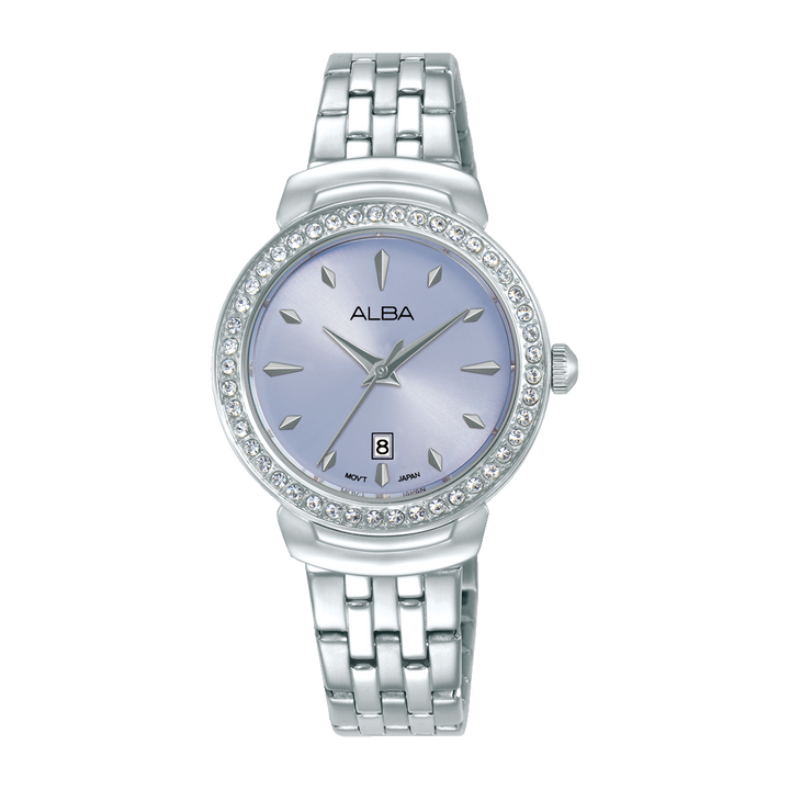 ALBA AH7FD1X FASHION QUARTZ LIGHT BLUE DIAL WOMEN WATCH