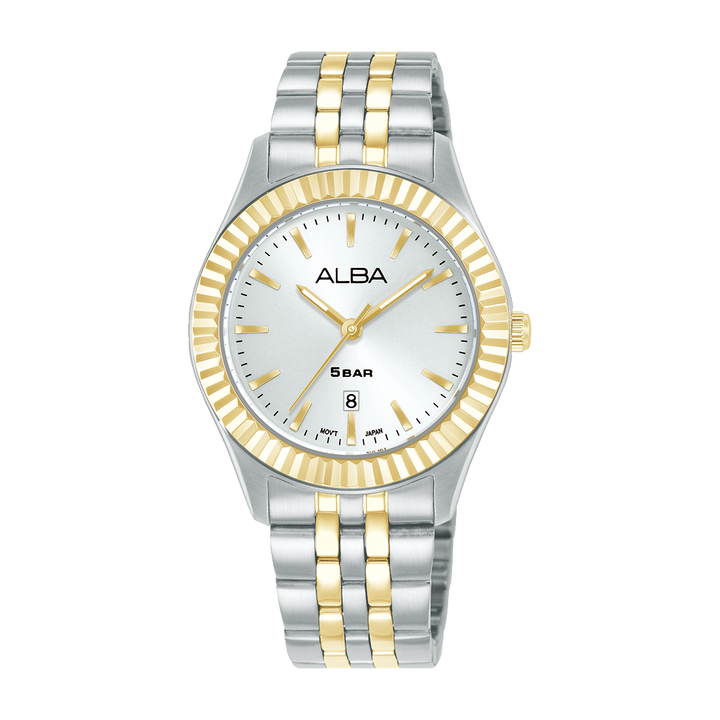 ALBA AH7FF8X FASHION QUARTZ SILVER WHITE DIAL WOMEN WATCH