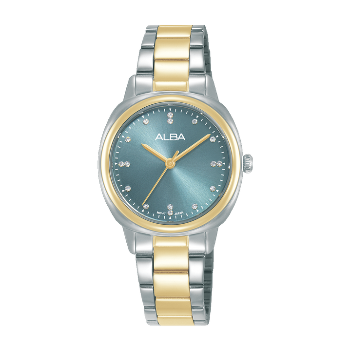 ALBA AH8930X FASHION QUARTZ TEAL DIAL WOMEN WATCH