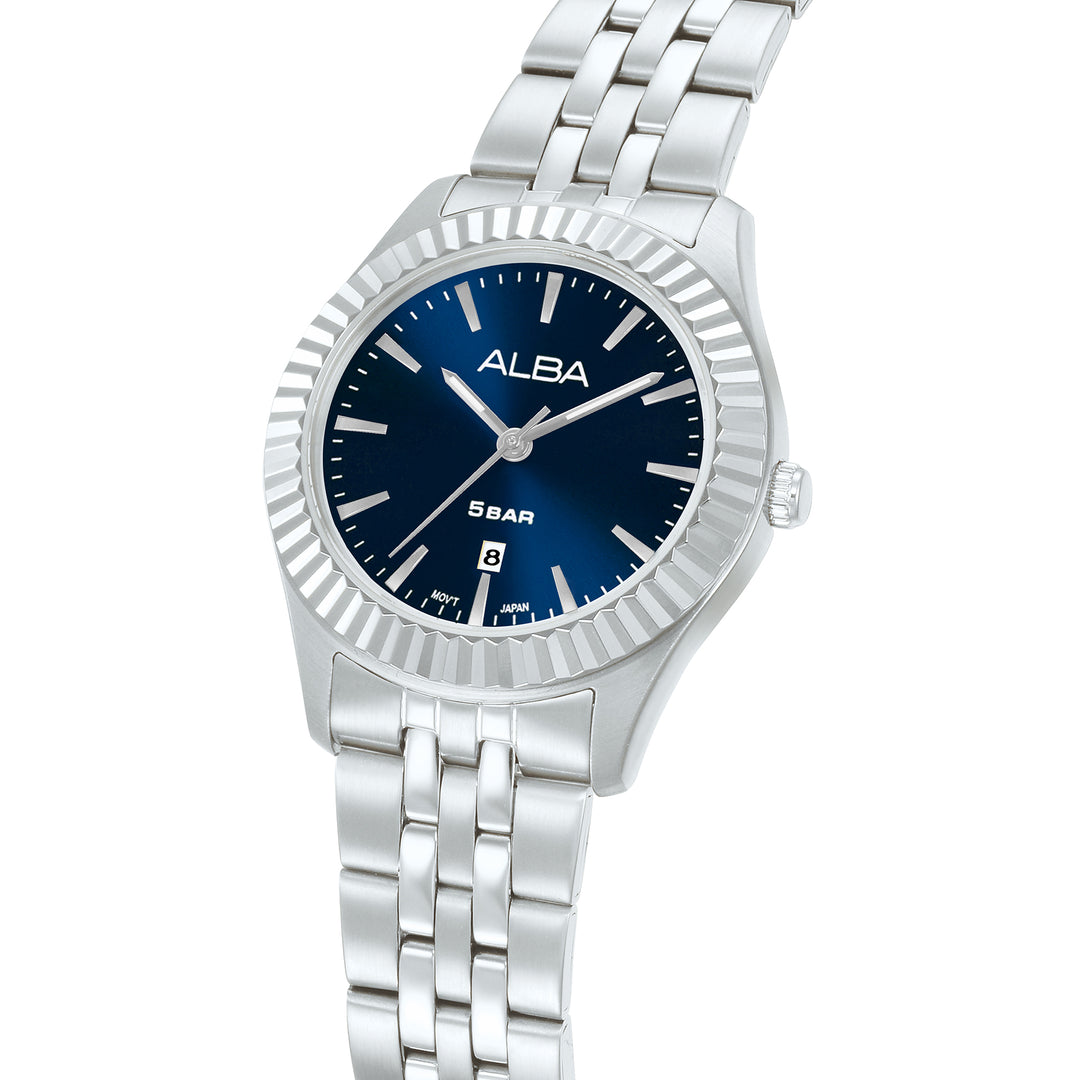 ALBA AH7FG1X FASHION QUARTZ BLUE DIAL WOMEN WATCH