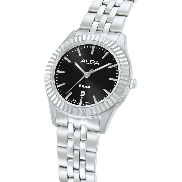 ALBA AH7FG3X FASHION QUARTZ BLACK DIAL WOMEN WATCH