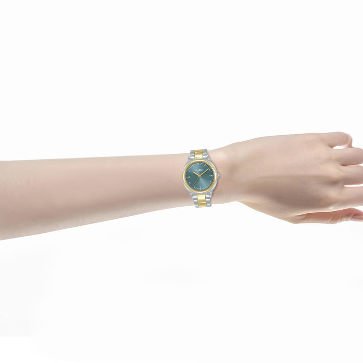 ALBA AH8930X FASHION QUARTZ TEAL DIAL WOMEN WATCH