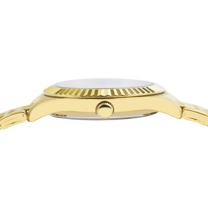 ALBA AH7FF4X FASHION QUARTZ LIGHT CHAMPAGNE DIAL WOMEN WATCH