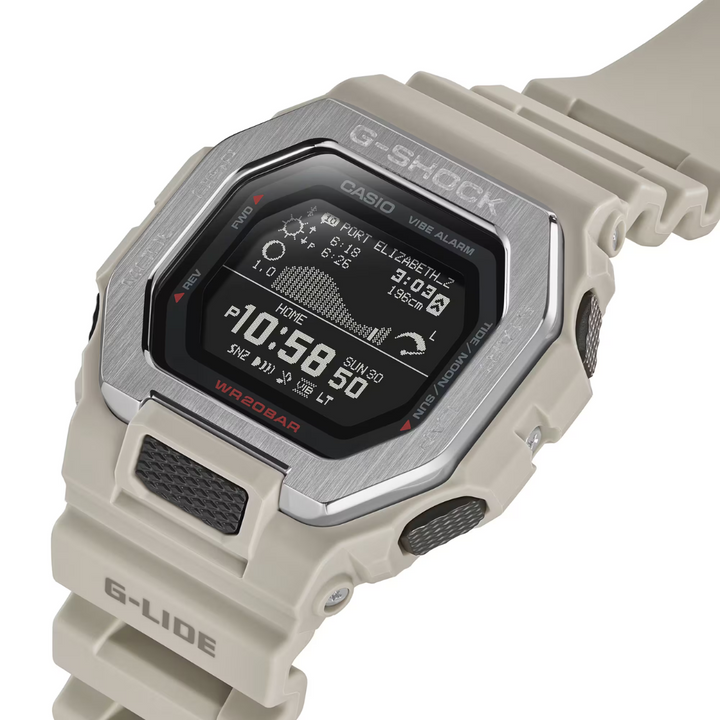 CASIO G-SHOCK GBX-100-8DR G-LIDE DIGITAL BEIGE WATCH