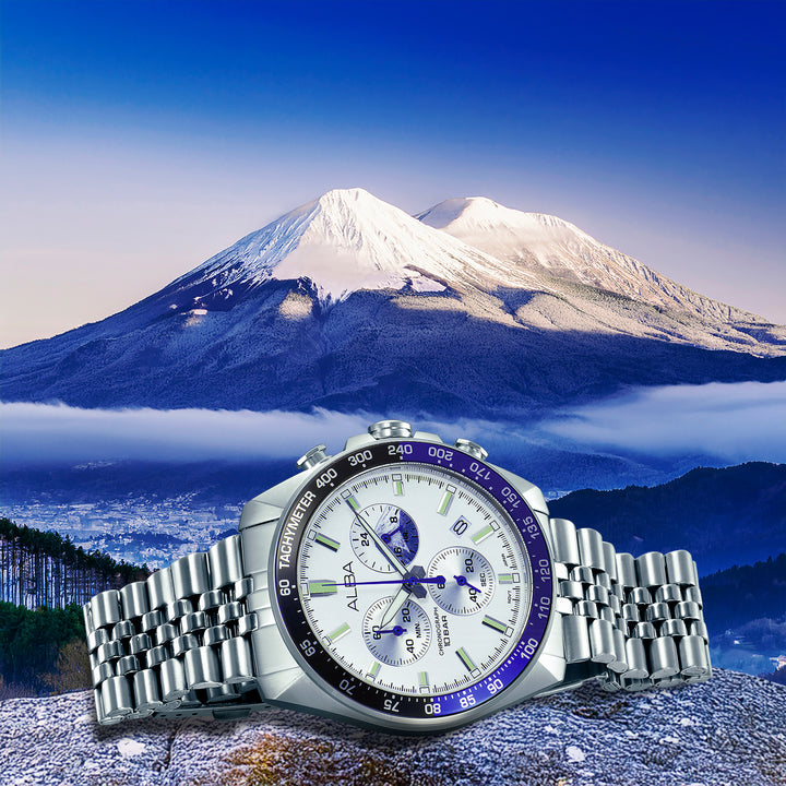 ALBA AX7029X SIGNA QUARTZ CHRONOGRAPH MEN WATCH