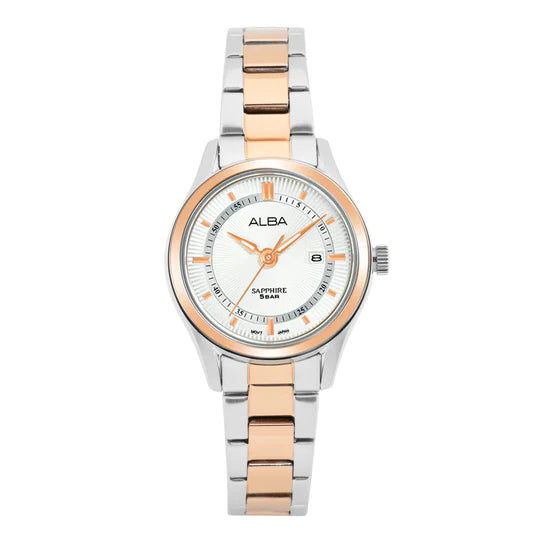 ALBA AH7BQ2X QUARTZ 3 HANDS DATE WOMEN WATCH