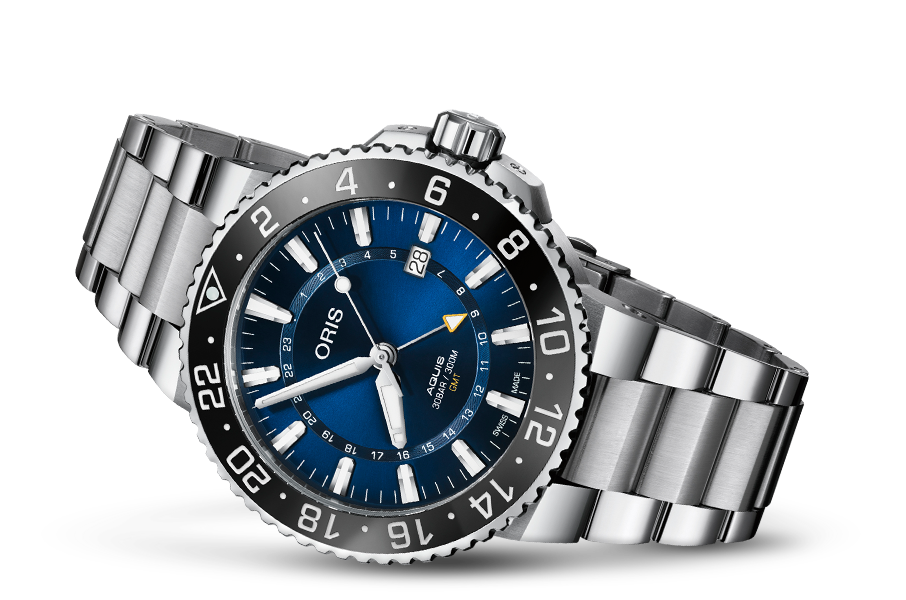 ORIS AQUIS DATE 798 7754 4135-07 8 24 05PEB MECHANICAL MEN WATCH