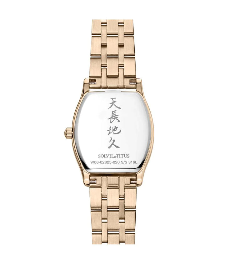SOLVIL ET TITUS BARISTA W06-02825-020 3 HANDS DATE QUARTZ WOMEN WATCH