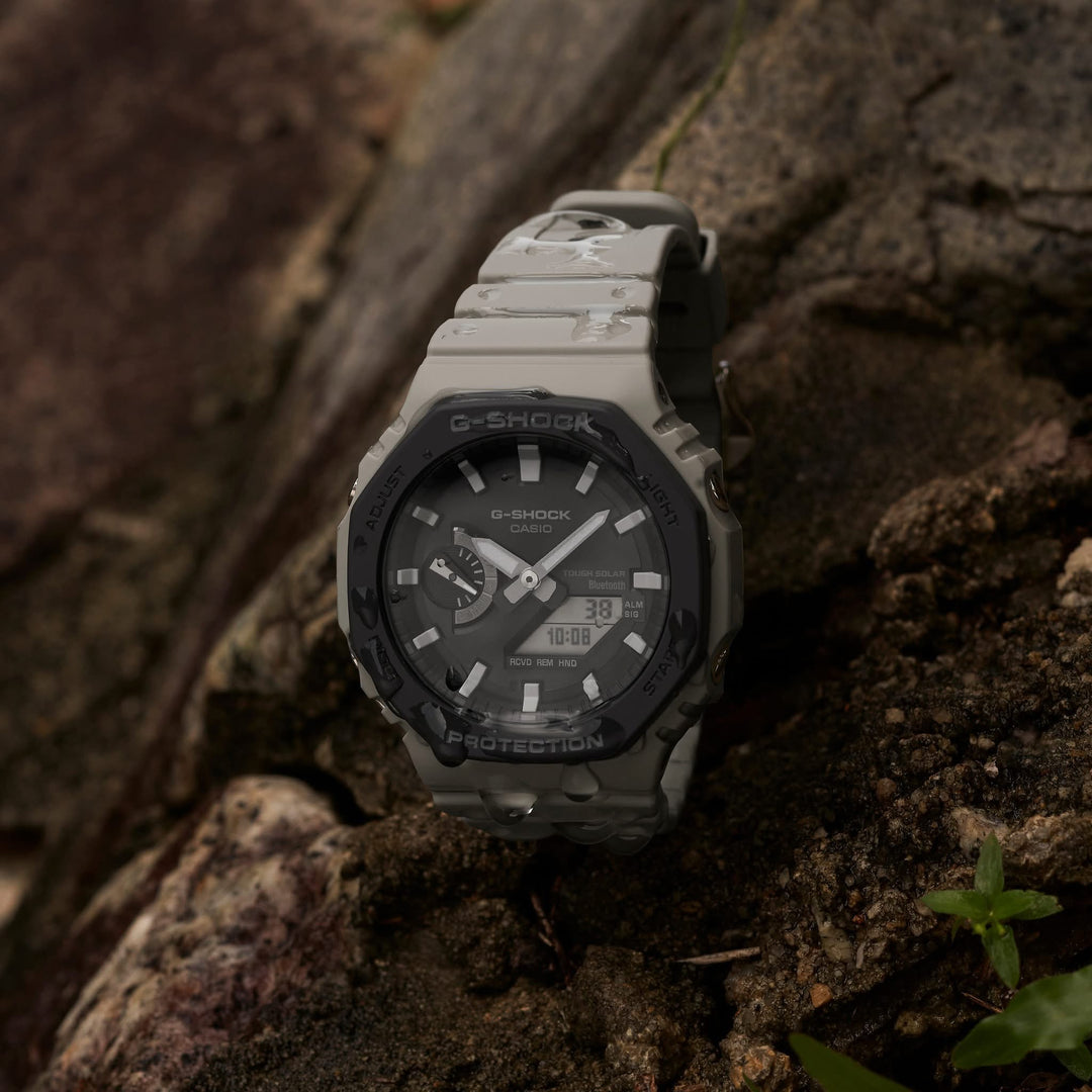 CASIO G-SHOCK GA-B2100LUU-5ADR ANALOG-DIGITAL LIGHT GREY WATCH