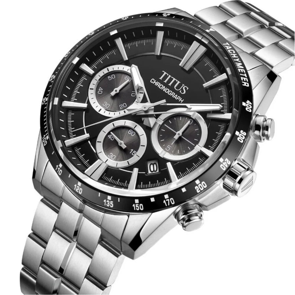 SOLVIL ET TITUS SABER W06-03337-007 CHRONOGRAPH QUARTZ MEN WATCH