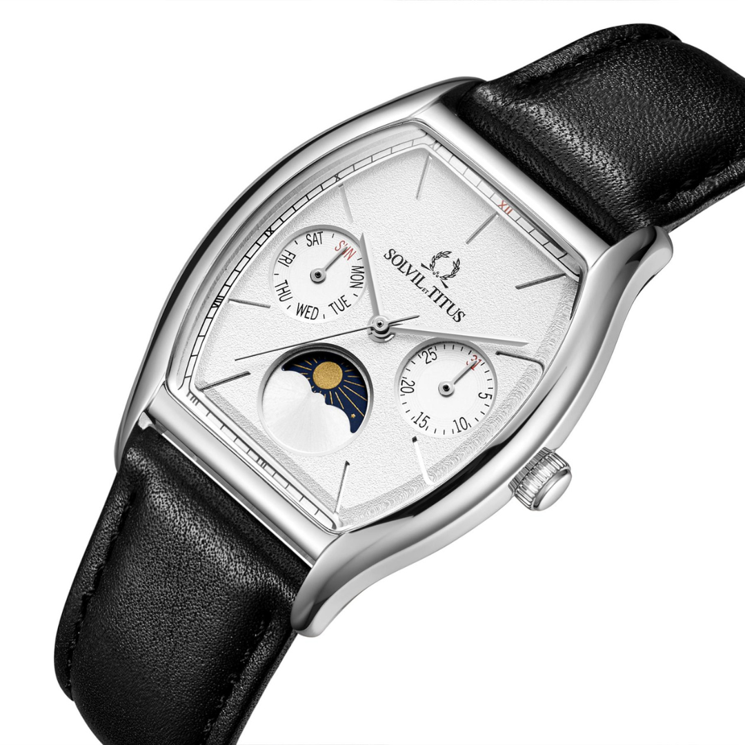 SOLVIL ET TITUS BARISTA W06-03324-001 MULTI-FUNCTION DAY/NIGHT QUARTZ WOMEN WATCH