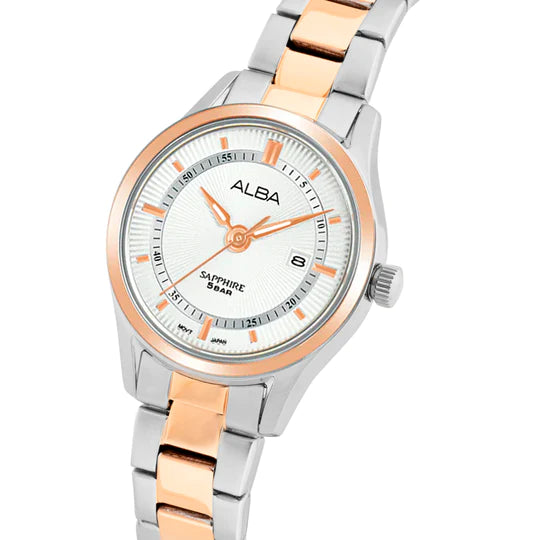 ALBA AH7BQ2X QUARTZ 3 HANDS DATE WOMEN WATCH