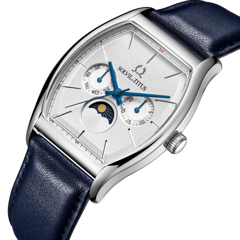 Men's classic 2025 leather strap watches