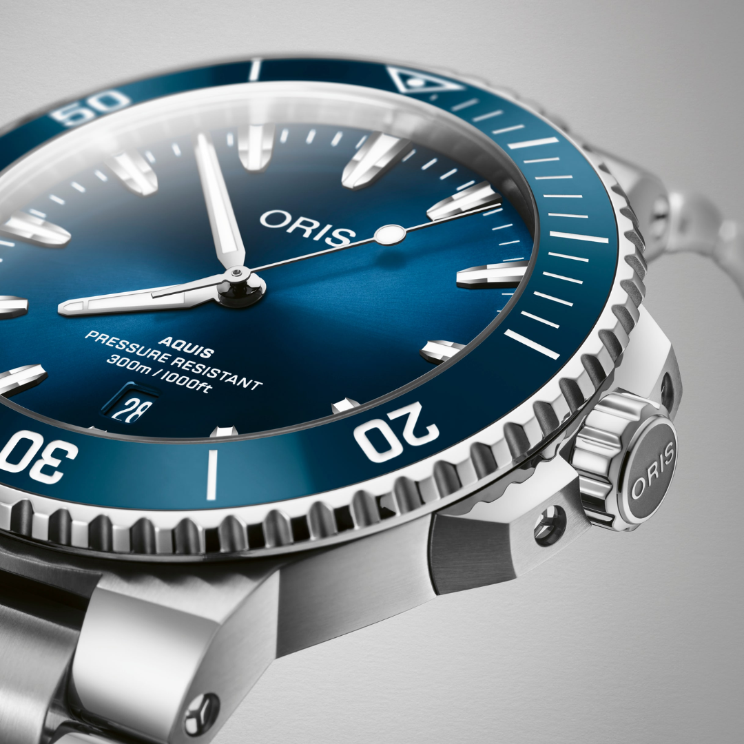 ORIS AQUIS DATE 733 7789 4135-07 8 22 04PEB MECHANICAL MEN WATCH