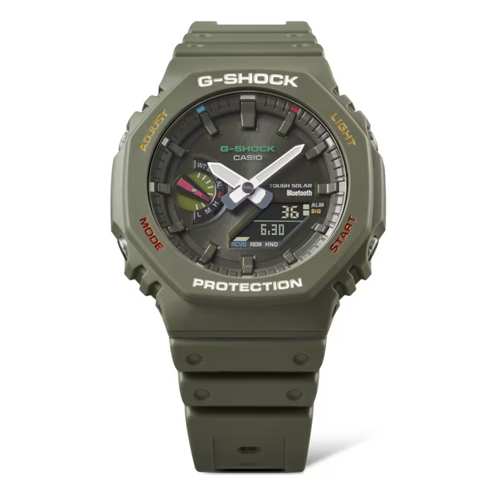 CASIO G-SHOCK GA-B2100FC-3ADR ANALOG-DIGITAL GREEN WATCH