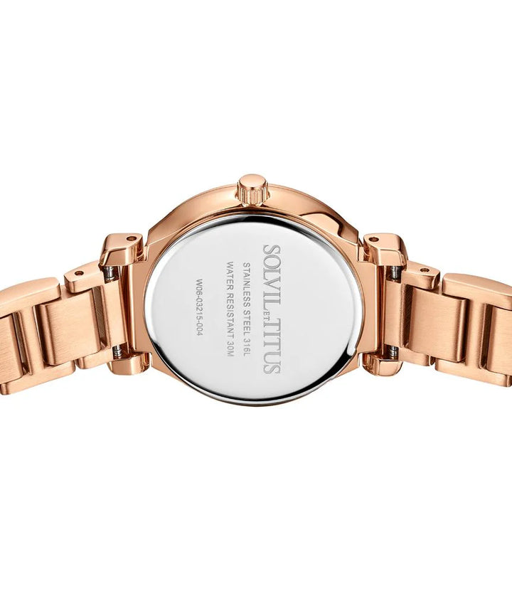 SOLVIL ET TITUS FAIR LADY W06-03215-004 3 HANDS QUARTZ WOMEN WATCH