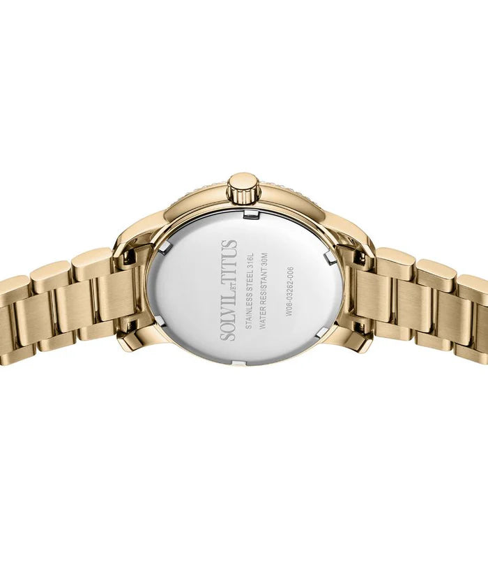 SOLVIL ET TITUS DEVOT W06-03262-006 MULTI-FUNCTION QUARTZ WOMEN WATCH