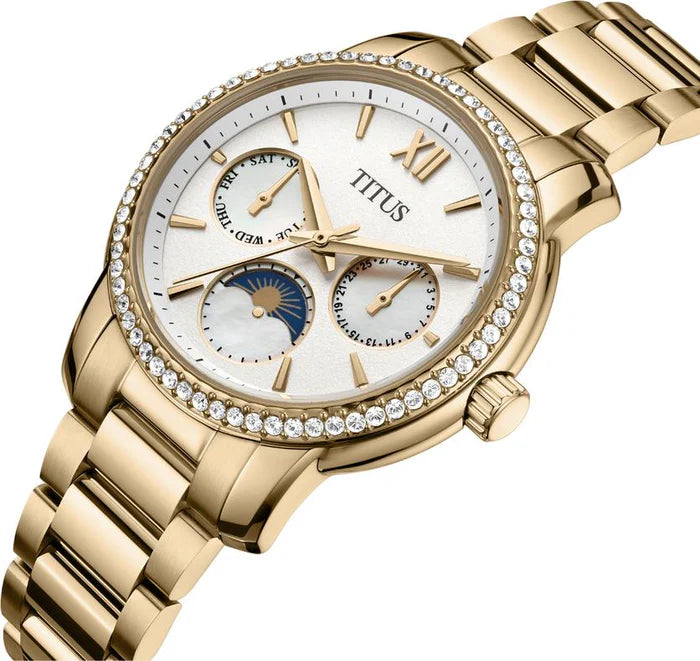 SOLVIL ET TITUS DEVOT W06-03262-006 MULTI-FUNCTION QUARTZ WOMEN WATCH