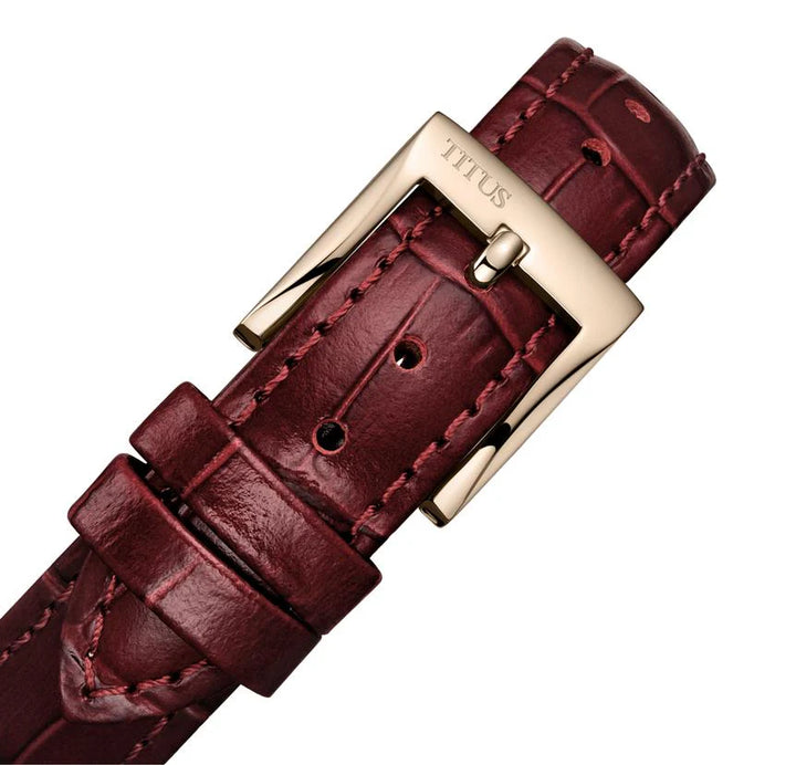 Solvil et Titus Devot W06-03263-008 soft red leather strap 16mm width