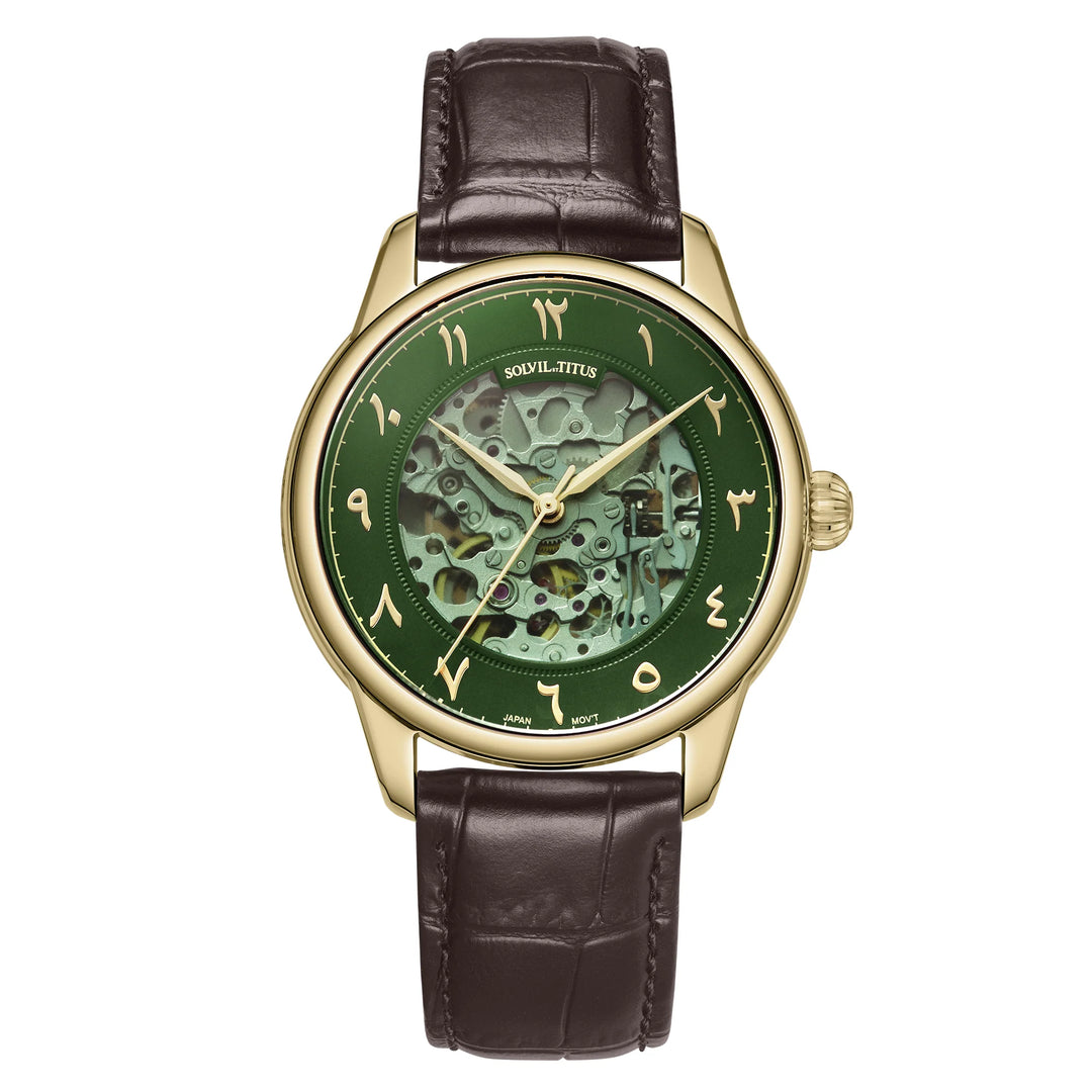 SOLVIL ET TITUS SPECIAL EDITION JAWI ENLIGHT W06-03310-001 3 HANDS AUTOMATIC MEN WATCH