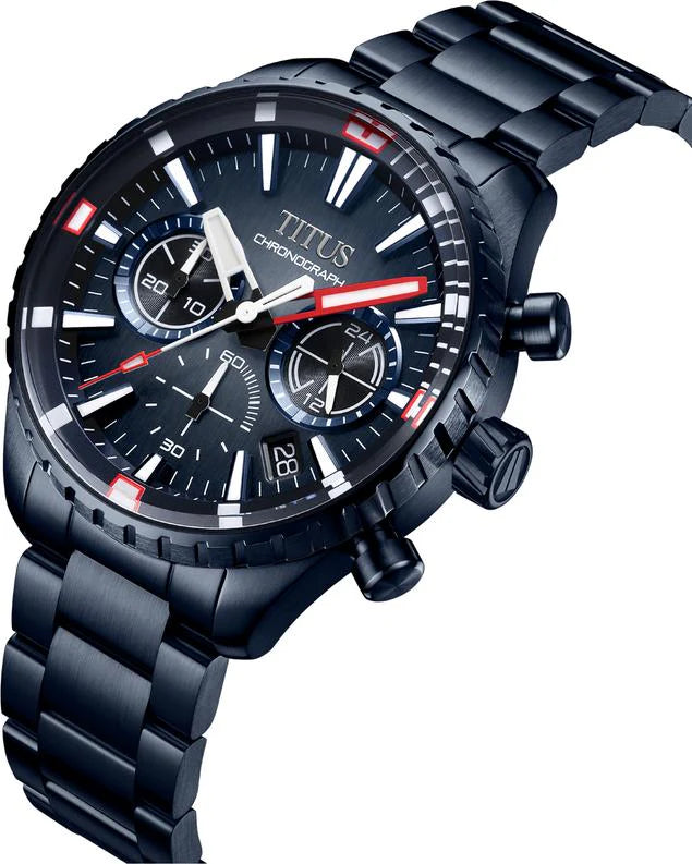 SOLVIL ET TITUS SABER W06-03364-003 CHRONOGRAPH QUARTZ MEN WATCH