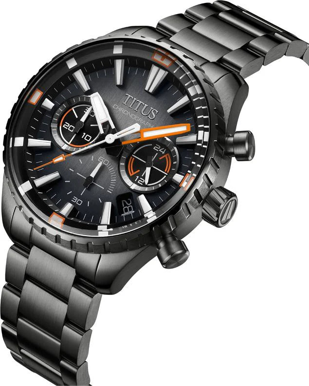 SOLVIL ET TITUS SABER W06-03364-005 CHRONOGRAPH QUARTZ MEN WATCH