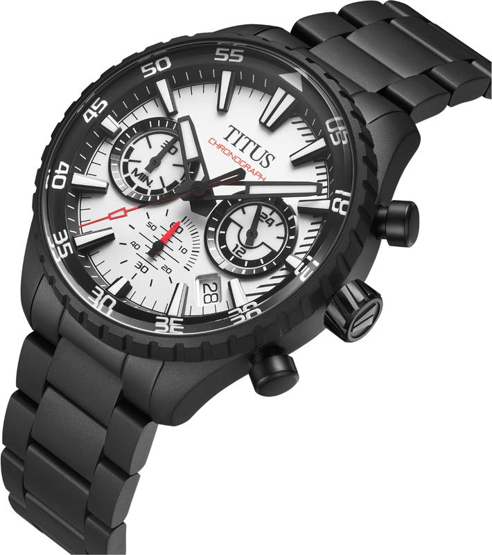 SOLVIL ET TITUS SABER W06-03364-007 CHRONOGRAPH QUARTZ MEN WATCH
