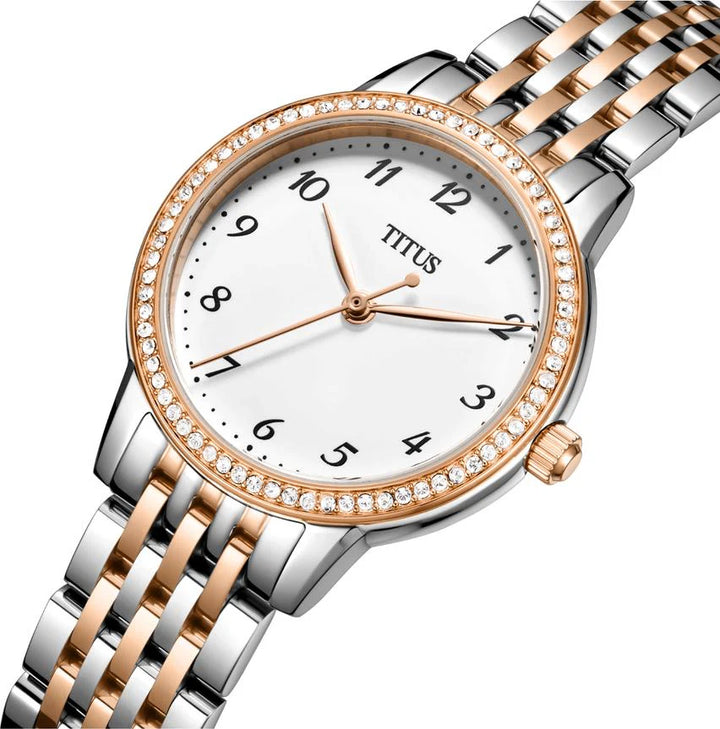 SOLVIL ET TITUS FAIR LADY W06-03374-002 3 HANDS DATE QUARTZ WOMEN WATCH