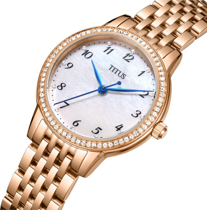 SOLVIL ET TITUS FAIR LADY W06-03374-004 3 HANDS DATE QUARTZ WOMEN WATCH
