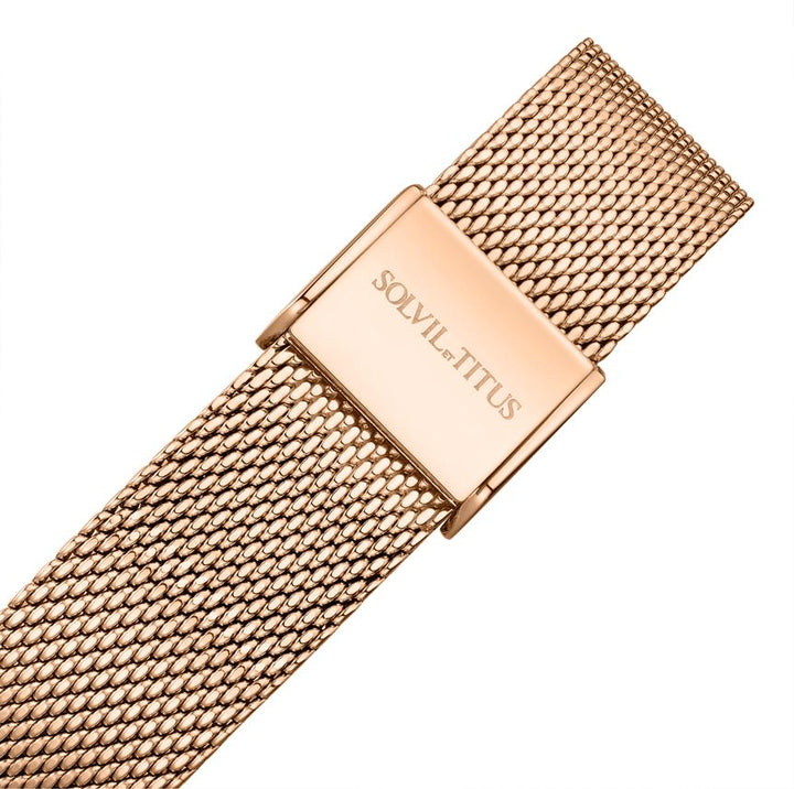 SOLVIL ET TITUS BARISTA W06-03384-005 3 HANDS DATE QUARTZ WOMEN WATCH