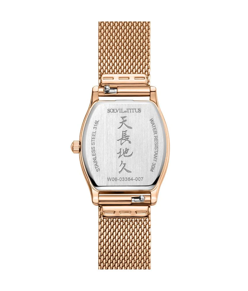 SOLVIL ET TITUS BARISTA W06-03384-007 3 HANDS DATE QUARTZ WOMEN WATCH