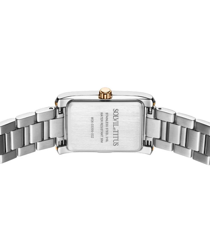 SOLVIL ET TITUS FAIR LADY W06-03399-002 2 HANDS QUARTZ WOMEN WATCH