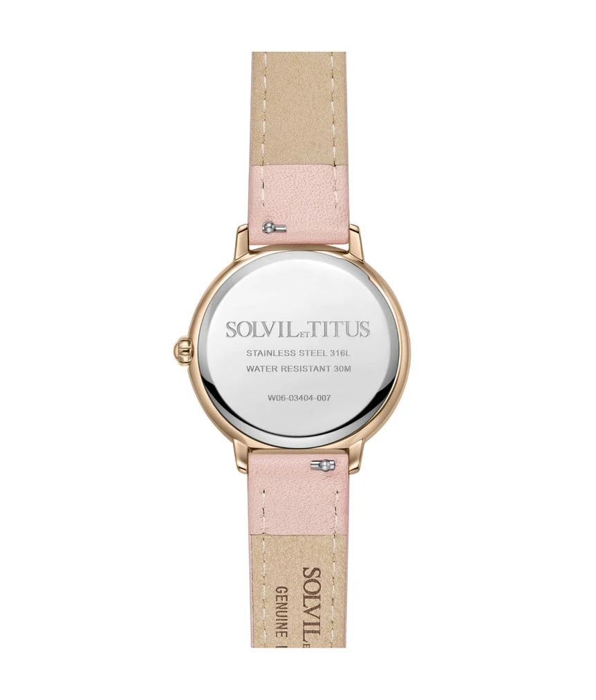 SOLVIL ET TITUS FASHIONISTA W06-03404-007 MULTI-FUNCTION QUARTZ WOMEN WATCH