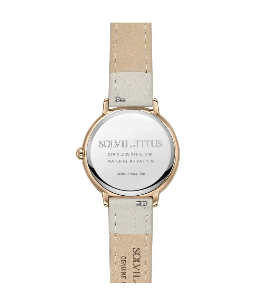 SOLVIL ET TITUS FASHIONISTA W06-03404-008 MULTI-FUNCTION QUARTZ WOMEN WATCH