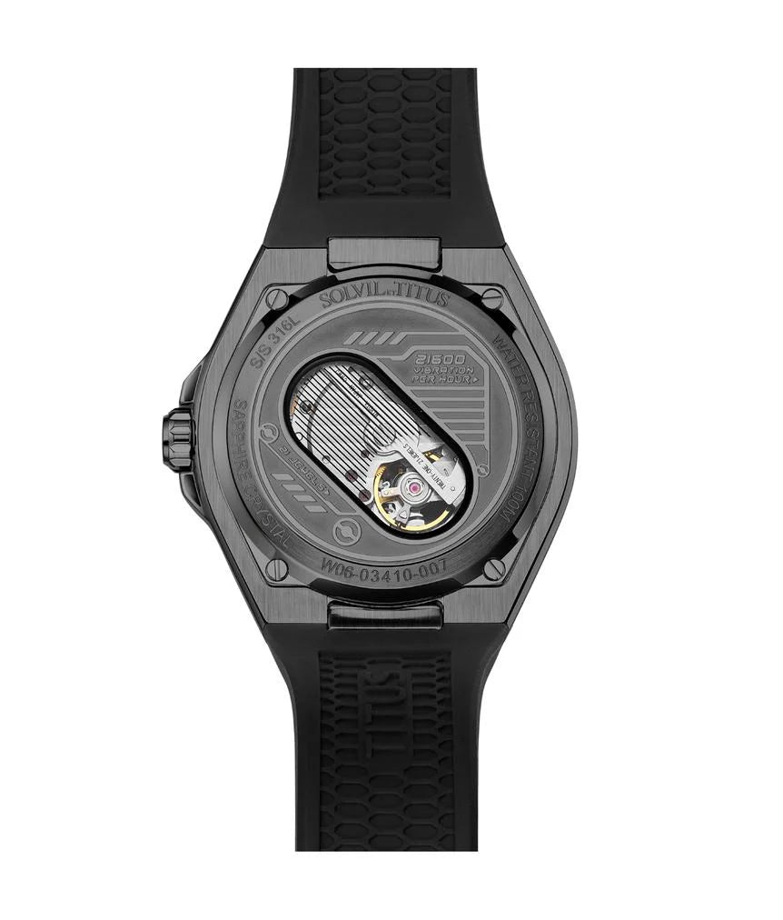 SOLVIL ET TITUS VOYAGER W06-03410-007 MULTI-FUNCTION AUTOMATIC MEN WATCH