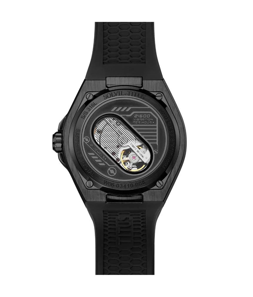 SOLVIL ET TITUS VOYAGER W06-03410-008 MULTI-FUNCTION AUTOMATIC MEN WATCH