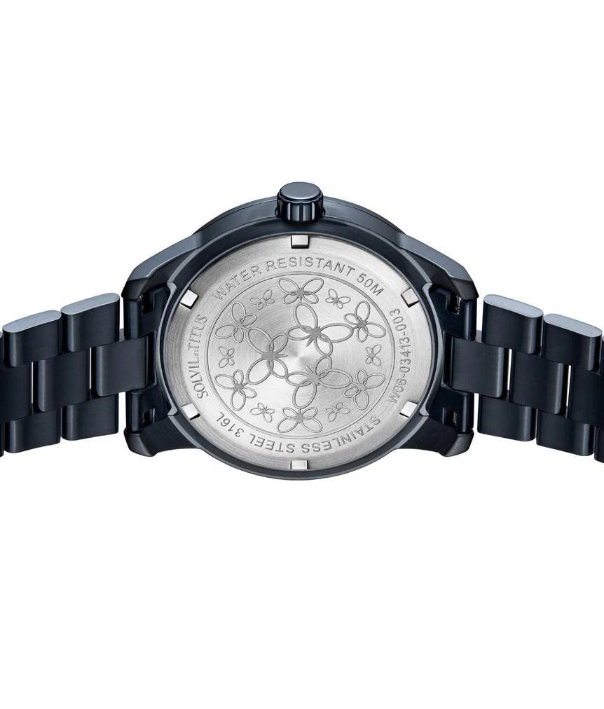 SOLVIL ET TITUS ASPIRA W06-03413-003 QUARTZ STAINLESS STEEL WOMEN WATCH