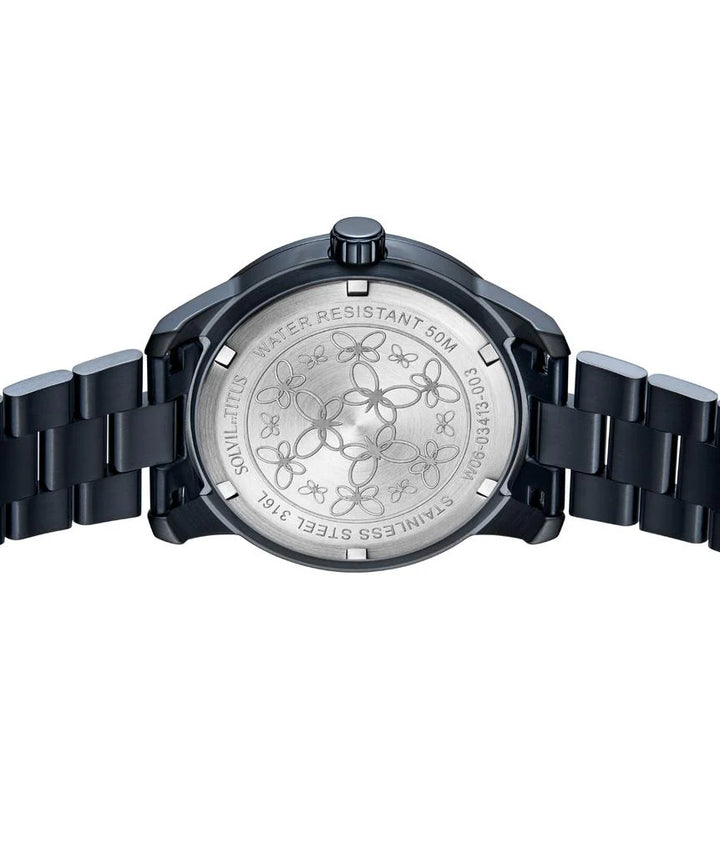 SOLVIL ET TITUS ASPIRA W06-03413-003 QUARTZ STAINLESS STEEL WOMEN WATCH