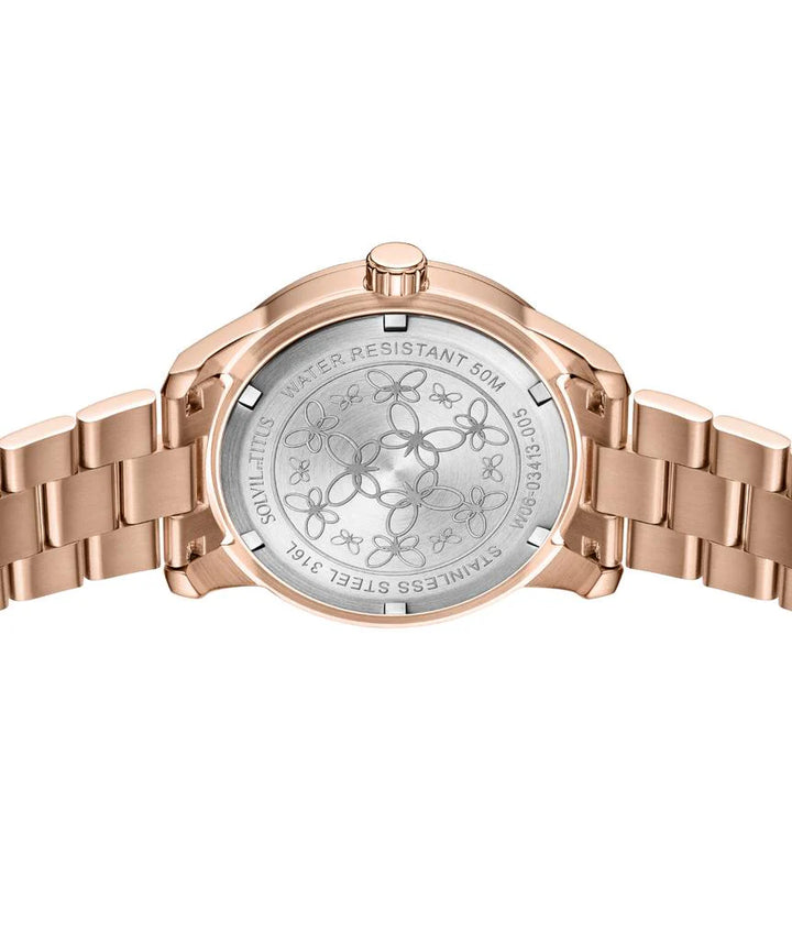 SOLVIL ET TITUS ASPIRA W06-03413-005 QUARTZ STAINLESS STEEL WOMEN WATCH