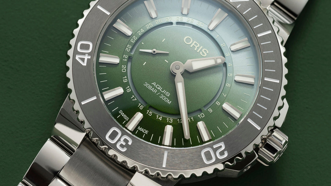 ORIS AQUIS DAT WATT 743 7734 4197-Set LIMITED EDITION II MECHANICAL MEN WATCH