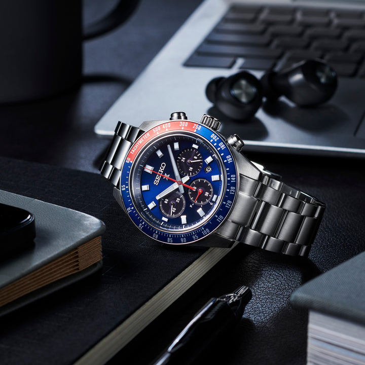 SEIKO PROSPEX SSC913P1 SPEEDTIMER "GO LARGE" SOLAR CHRONOGRAPH MEN WATCH