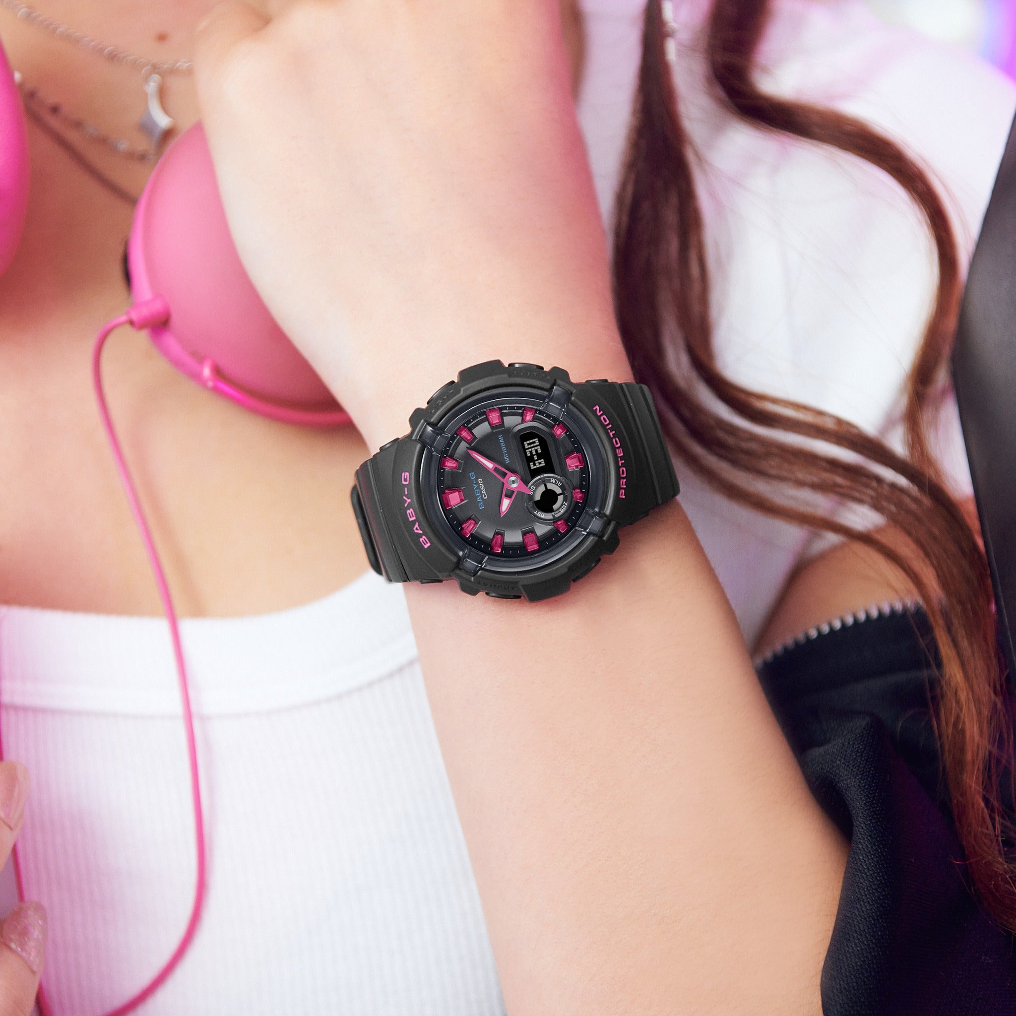 Casio Baby G BGA 280DN 1A Analog Digital Black Watch City Chain City Chain Singapore