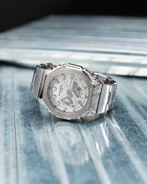 CASIO G-SHOCK G-STEEL GM-2110D-7ADR ANALOG-DIGITAL MEN WATCH