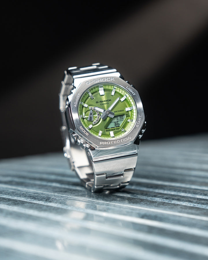 CASIO G-SHOCK G-STEEL GM-2110D-3ADR ANALOG-DIGITAL MEN WATCH
