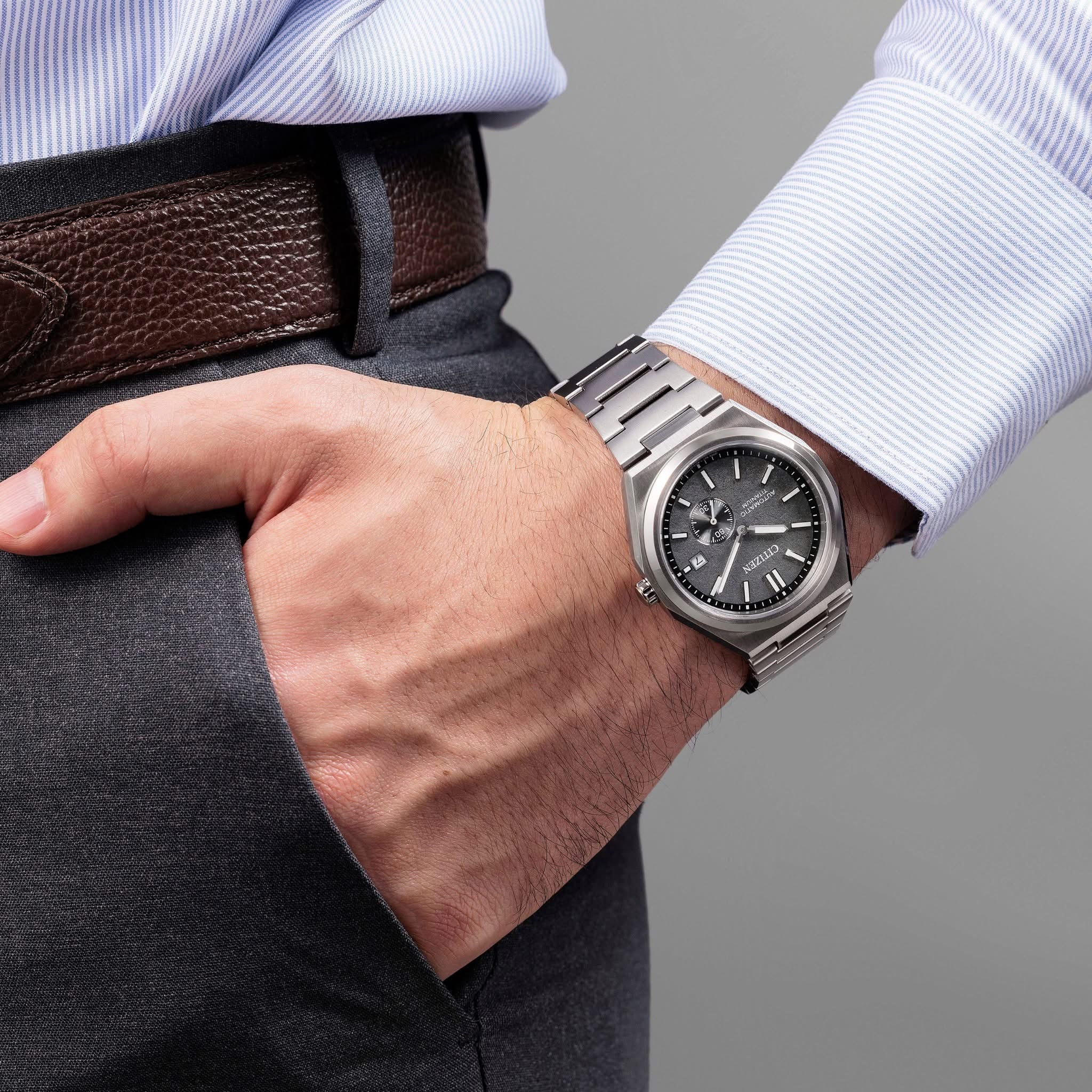 Citizen NJ0180-80H Super Titanium Zenshin Automatic | City Chain