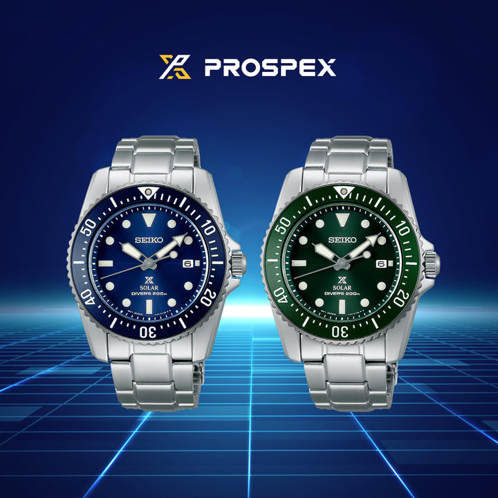 SEIKO PROSPEX SNE585P1 COMPACT SOLAR SCUBA DIVER MEN WATCH