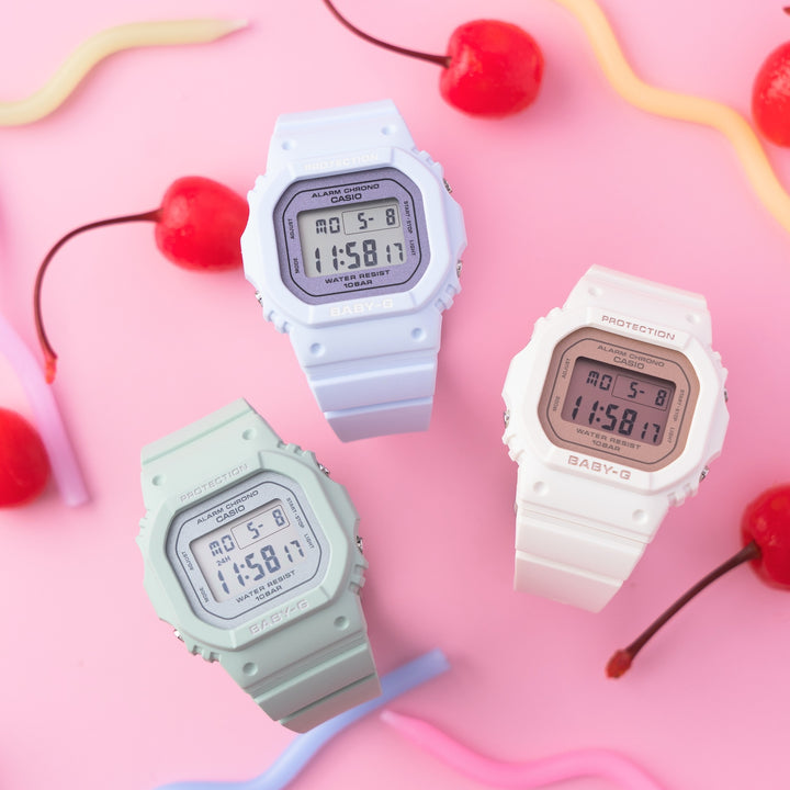 CASIO BABY-G BGD-565SC-3DR STANDARD DIGITAL GREEN WOMEN WATCH