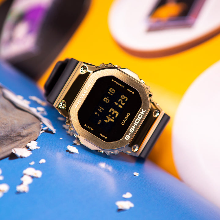 CASIO G-SHOCK GM-5600G-9DR DIGITAL GOLD BLACK WATCH