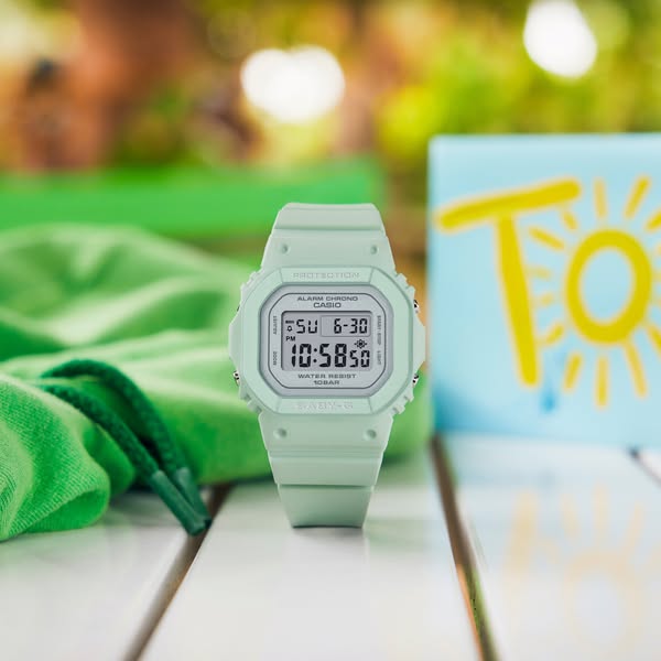 CASIO BABY-G BGD-565SC-3DR STANDARD DIGITAL GREEN WOMEN WATCH