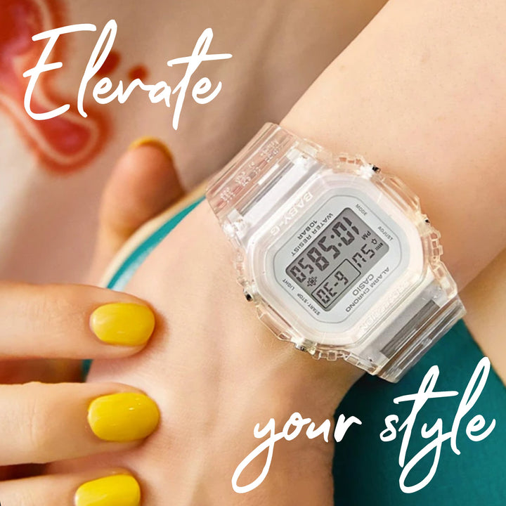 CASIO BABY-G BGD-565US-7DR DIGITAL TRANSPARENT WATCH